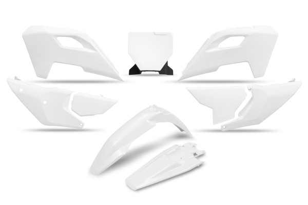 Plastic Kit white 20-25 for Husqvarna TC 250 - TC 150 - TC 250 HERITAGE - TC 125 HERITAGE - FX 350 HERITAGE - FC 450 HERITAG...
